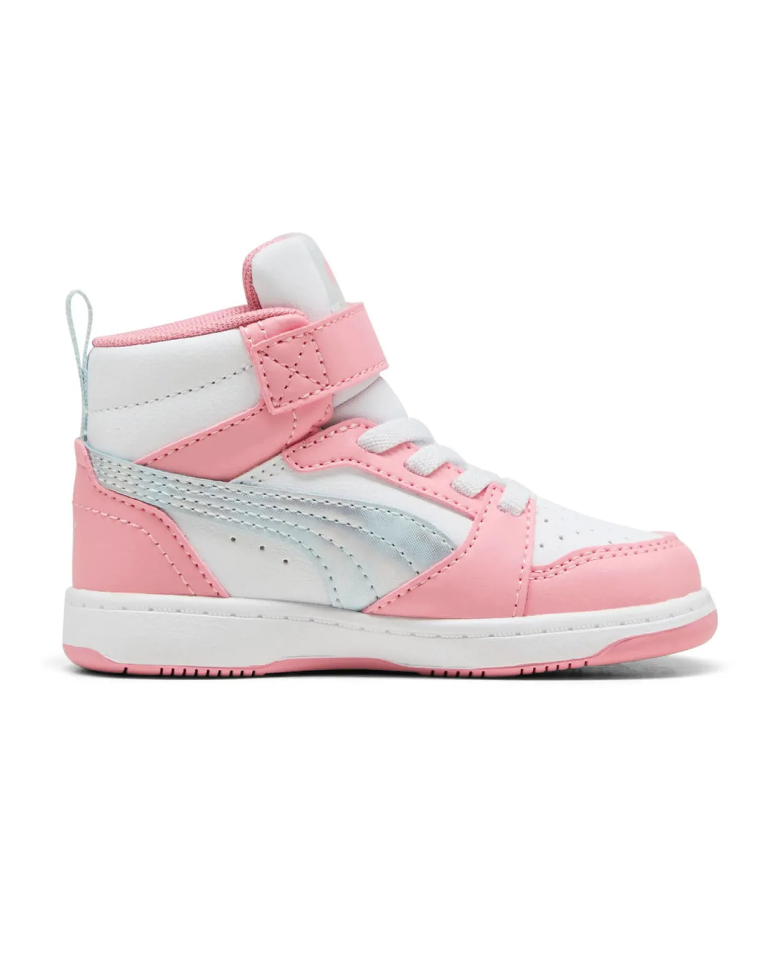 PUMA - SNEAKERS BIMBA BIANCA E ROSA REBOUND V6 MID SPACE BELLE TD DAL 20 AL 27, 402769-01