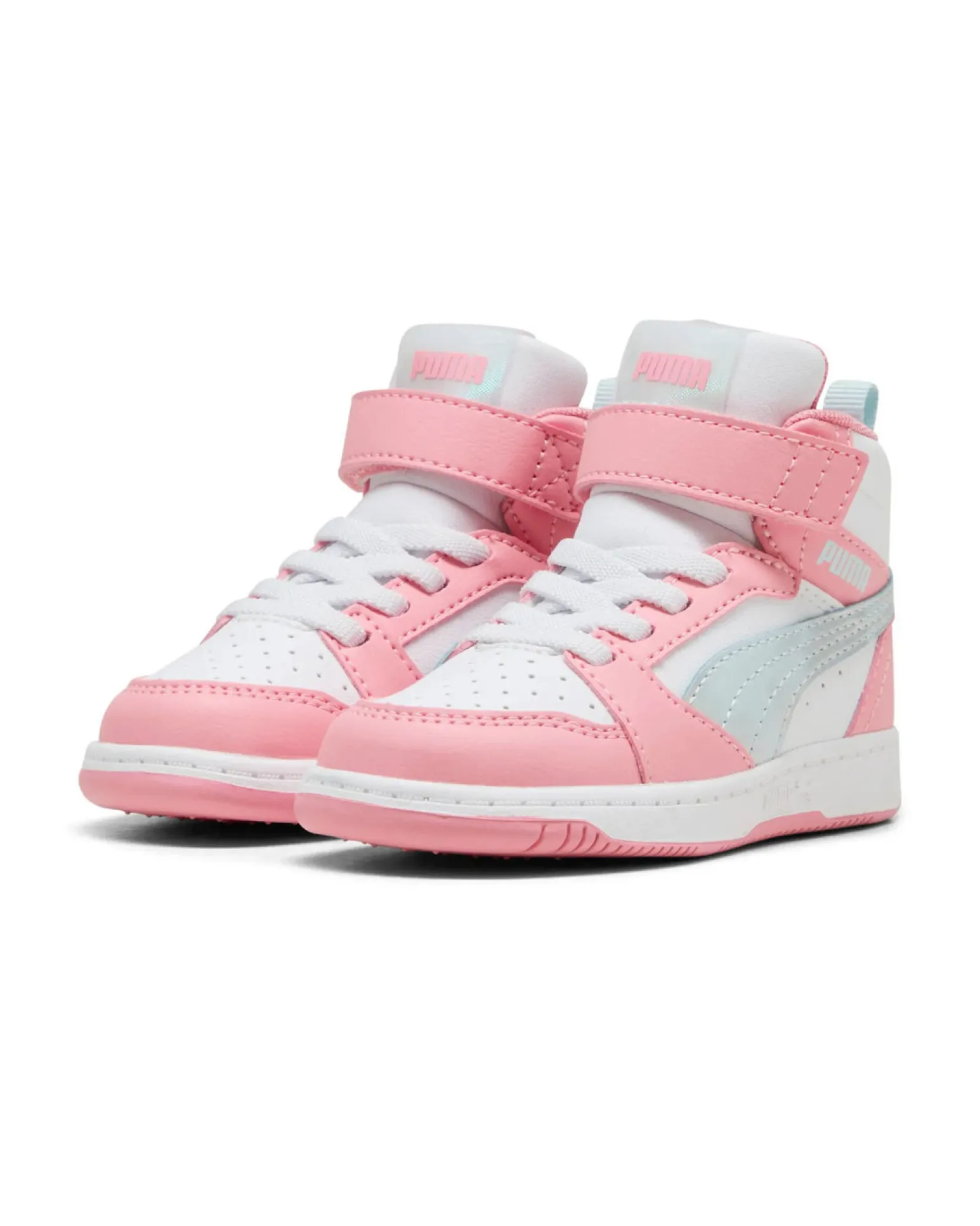 PUMA - SNEAKERS BIMBA BIANCA E ROSA REBOUND V6 MID SPACE BELLE TD DAL 20 AL 27, 402769-01