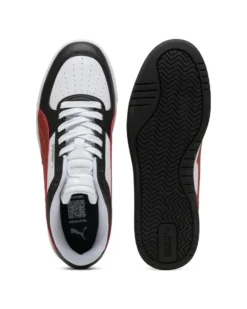 PUMA - SNEAKERS CAVEN III BIANCA, ROSSA E NERA DA UOMO, 404484-08