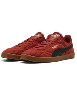 PUMA - SNEAKERS CLUB II INDOOR SD ROSSO SCURO E NERA DA UOMO, 404465-02