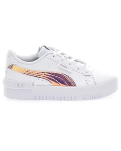 PUMA - Sneakers da bambina bianca con dettagli metallizzati, numerata 28/35 - JADA HOLO PS