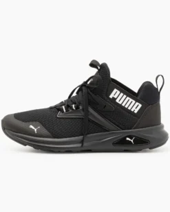 PUMA - Sneakers da bambino nera e bianca con soletta in memory foam, numerata 28/35 - ENZO 2 REFRESH AC PS