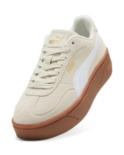 PUMA - SNEAKERS DA DONNA BEIGE E BIANCA CLUB II ERA PLATFORM SD, 402609-02