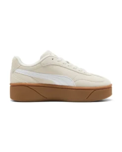 PUMA - SNEAKERS DA DONNA BEIGE E BIANCA CLUB II ERA PLATFORM SD, 402609-02