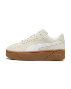 PUMA - SNEAKERS DA DONNA BEIGE E BIANCA CLUB II ERA PLATFORM SD, 402609-02