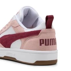 PUMA - SNEAKERS DA DONNA BIANCA, ROSA E BORDEAUX REBOUND V6 LOW SD, 402262-08
