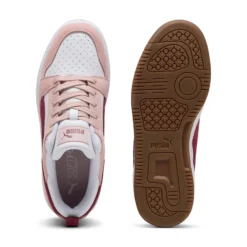 PUMA - SNEAKERS DA DONNA BIANCA, ROSA E BORDEAUX REBOUND V6 LOW SD, 402262-08