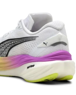 PUMA - SNEAKERS DA DONNA BIANCA, NERA, VIOLA E GIALLA DEVIATE NITRO 3, 309708-18