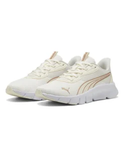 PUMA - SNEAKERS DA DONNA BIANCA E ORO FLEXFOCUS LITE MODERN WOVEN, 311481-16