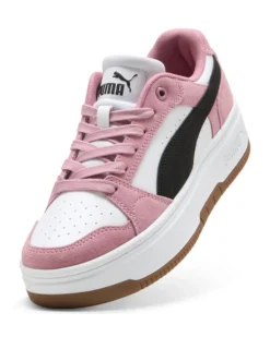 PUMA - SNEAKERS DA DONNA ROSA NERA E BIANCA REBOUND FEMME LOW SD, 402593-02