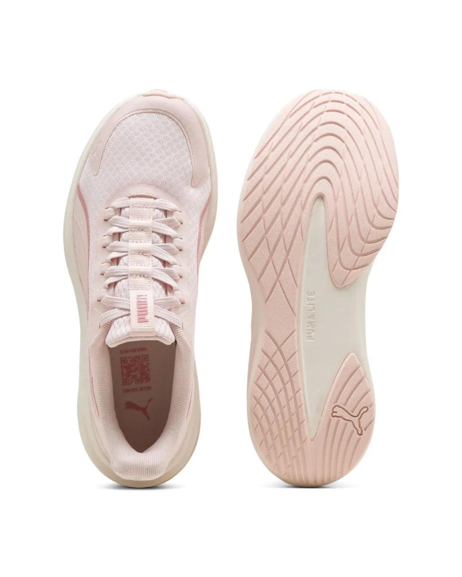 PUMA - SNEAKERS DASHER LITE SLIPTECH ROSA CHIARO CON DETTAGLI ROSA SCURO DA DONNA, 312963-06