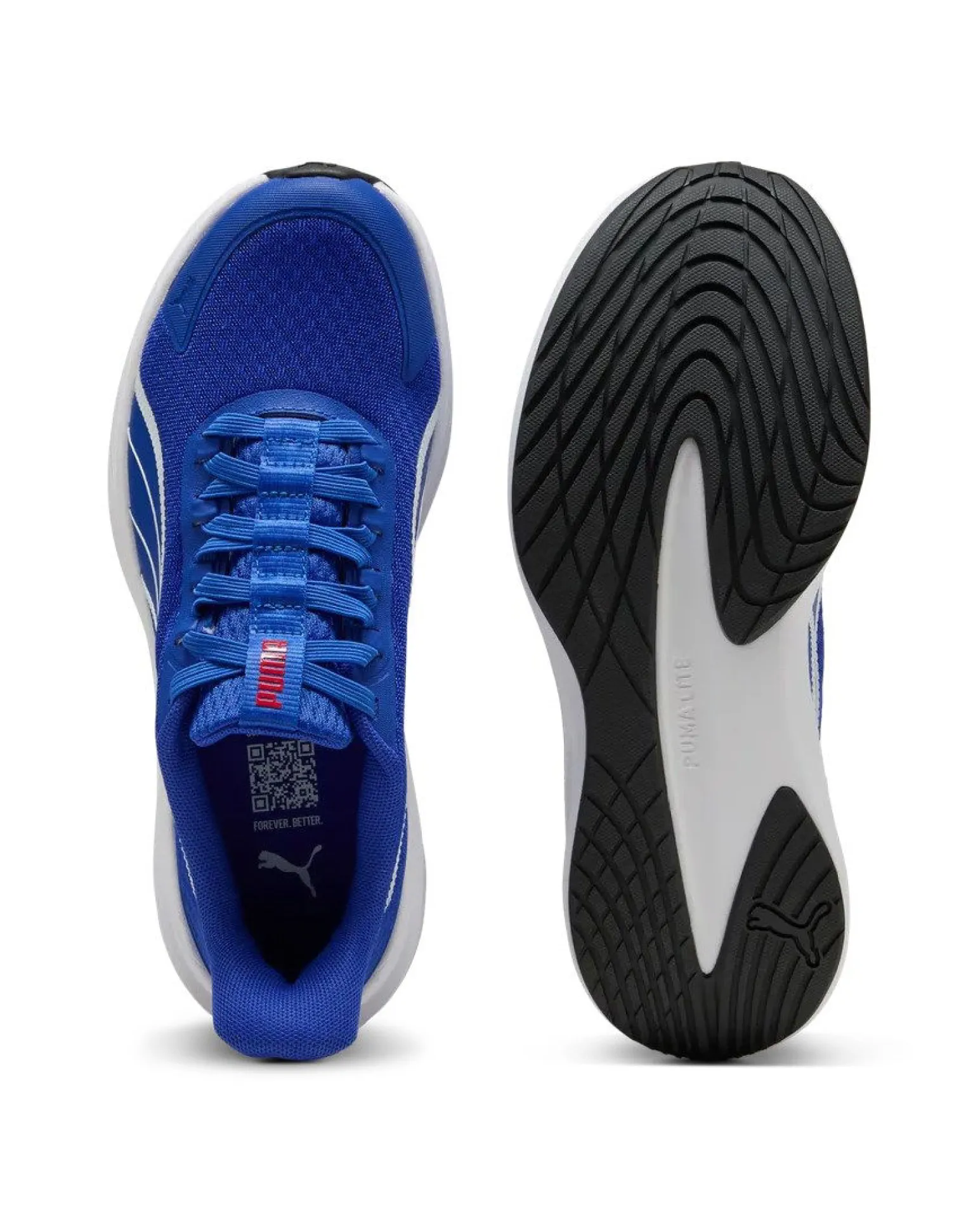 PUMA - SNEAKERS DASHER LITE SLIPTECH GS BLU ROYAL E BIANCA DA DONNA, 313325-02