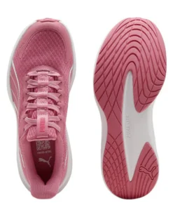 PUMA - SNEAKERS DASHER LITE SLIPTECH GS ROSA SCURO E BIANCA DA DONNA, 313325-04