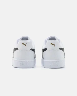 PUMA - Sneakers da uomo bianca e nera con dettagli oro - CAVEN 2.0