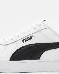 PUMA - Sneakers da uomo bianca e nera con dettagli oro - SHUFFLE