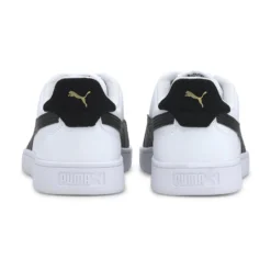 PUMA - Sneakers da uomo bianca e nera con dettagli oro - SHUFFLE