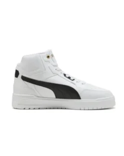 PUMA - SNEAKERS DA UOMO BIANCA, NERA E GOLD SHUFFLE DOWNTOWN MID  , 402598-01