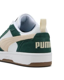 PUMA - SNEAKERS DA UOMO BIANCA, VERDE E BEIGE REBOUND V6 LOW SD, 402262-05