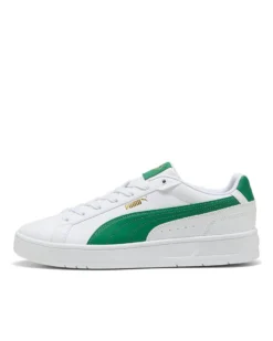 PUMA SNEAKERS DA UOMO COURT CLASSICO  BIANCA E VERDE - 400284-02