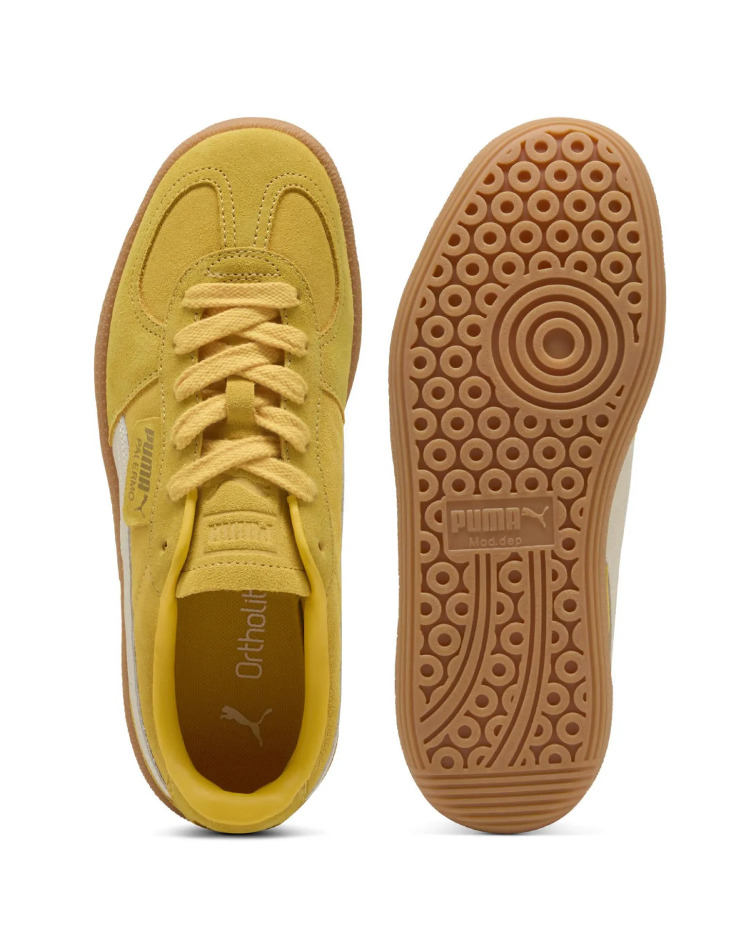 PUMA - SNEAKERS DA UOMO GIALLE E BEIGE PALERMO, 396463-48