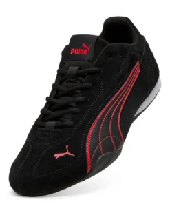 PUMA - SNEAKERS DA UOMO NERE E ROSSE  CATCH SD, 402681-01