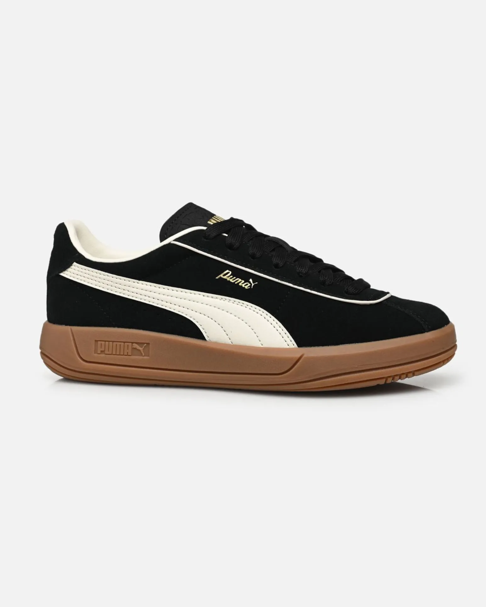 PUMA - SNEAKERS DONNA NERE E BIANCHE CLUB KLASSIKA SUEDE, 400718-02