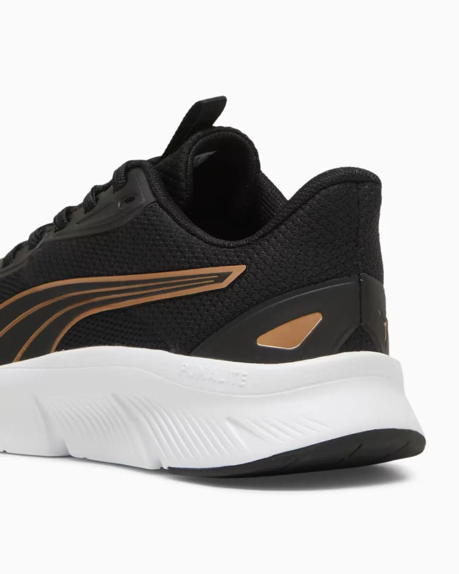 PUMA - SNEAKERS FLEXFOCUS LITE MODERN NERA CON DETTAGLI ORO DA DONNA, 310093-08