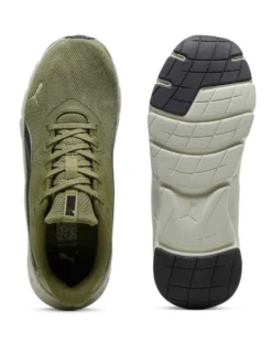 PUMA - SNEAKERS FLEXFOCUS LITE MODERN VERDE CON DETTAGLI NERI E GRIGI DA UOMO, 310093-06