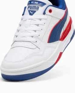 PUMA - SNEAKERS JUNIOR BIANCA BLU E ROSSA REBOUND RETRO GS  DAL 36 AL 39, 401564-03