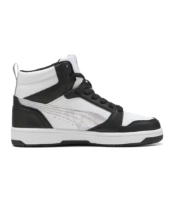 PUMA - SNEAKERS JUNIOR BIANCA, NERA E GRIGIA REBOUND V6 MID SPACE BELLE GS,  DAL 36 AL 39, 402768-02