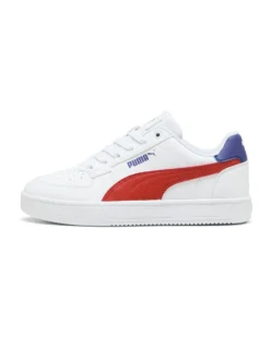 PUMA - SNEAKERS JUNIOR BIANCHE, ROSSE E BLU CAVEN 2.0 GS DAL 36 AL 39, 393837-45