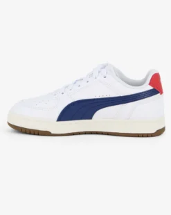 PUMA - SNEAKERS JUNIOR CAVEN III RETRO AC+GS BIANCA, BLU E ROSSA DAL 36 AL 39, 406896-01