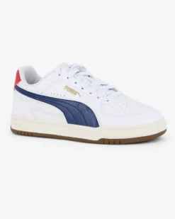 PUMA - SNEAKERS JUNIOR CAVEN III RETRO AC+GS BIANCA, BLU E ROSSA DAL 36 AL 39, 406896-01