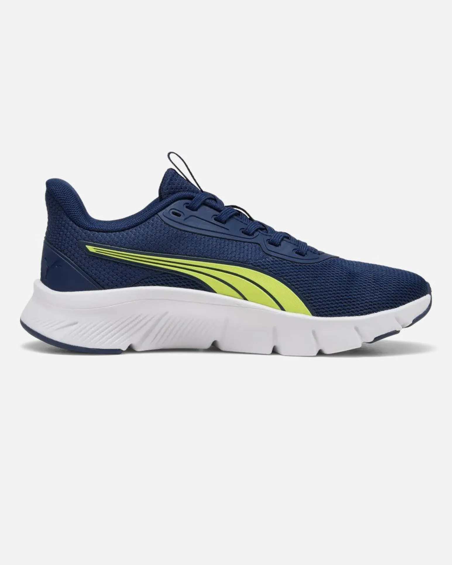 PUMA - SNEAKERS JUNIOR FLEXFOCUS LITE MODERN GS BLU SCURO, GIALLO FLUO, NUMERATA 36/39, 401517-37