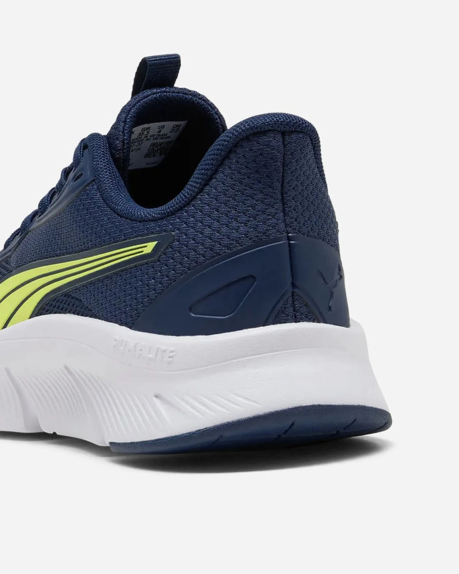 PUMA - SNEAKERS JUNIOR FLEXFOCUS LITE MODERN GS BLU SCURO, GIALLO FLUO, NUMERATA 36/39, 401517-37