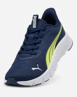 PUMA - SNEAKERS JUNIOR FLEXFOCUS LITE MODERN GS BLU SCURO, GIALLO FLUO, NUMERATA 36/39, 401517-37