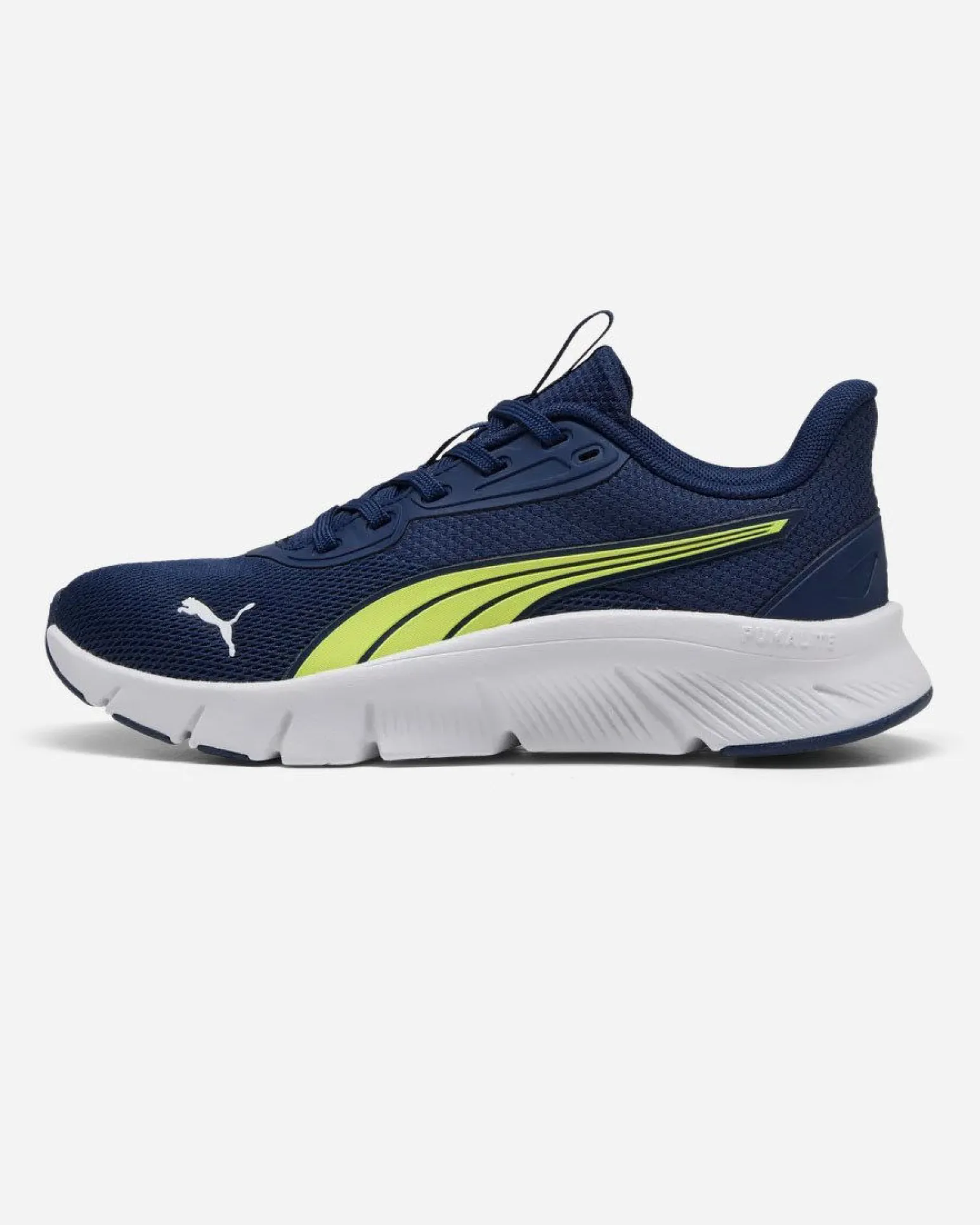 PUMA - SNEAKERS JUNIOR FLEXFOCUS LITE MODERN GS BLU SCURO, GIALLO FLUO, NUMERATA 36/39, 401517-37