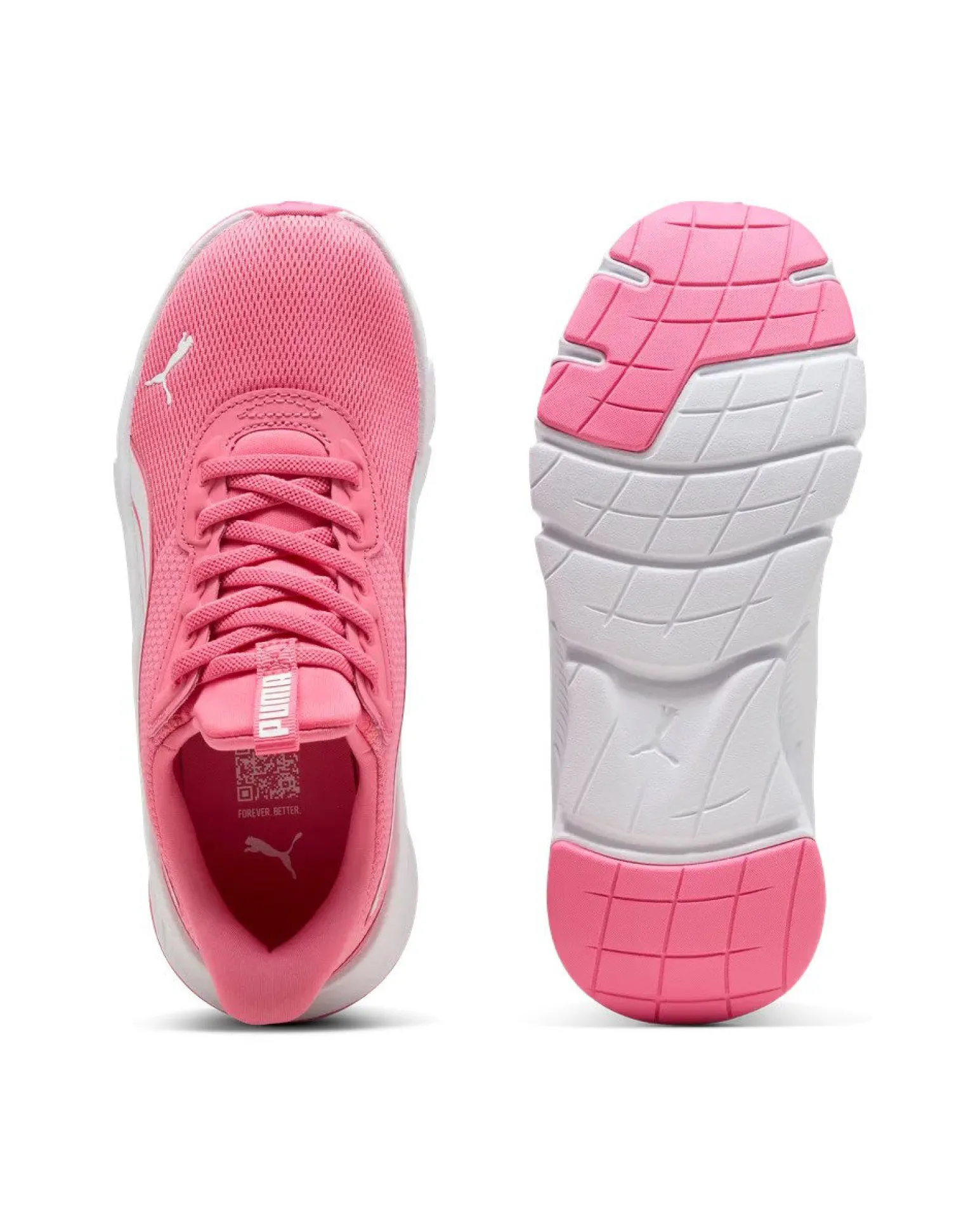 PUMA - SNEAKERS JUNIOR FLEXFOCUS LITE SLIPTECH FUXIA E BIANCA DAL 36 AL 39, 312575-07