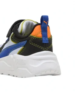 PUMA - SNEAKERS KIDS BIANCHE, NERE, BLU, VERDI E ARANCIONI TRINITY LITE STARBLITZ AC+TD DAL 20 AL 27, 400664-02