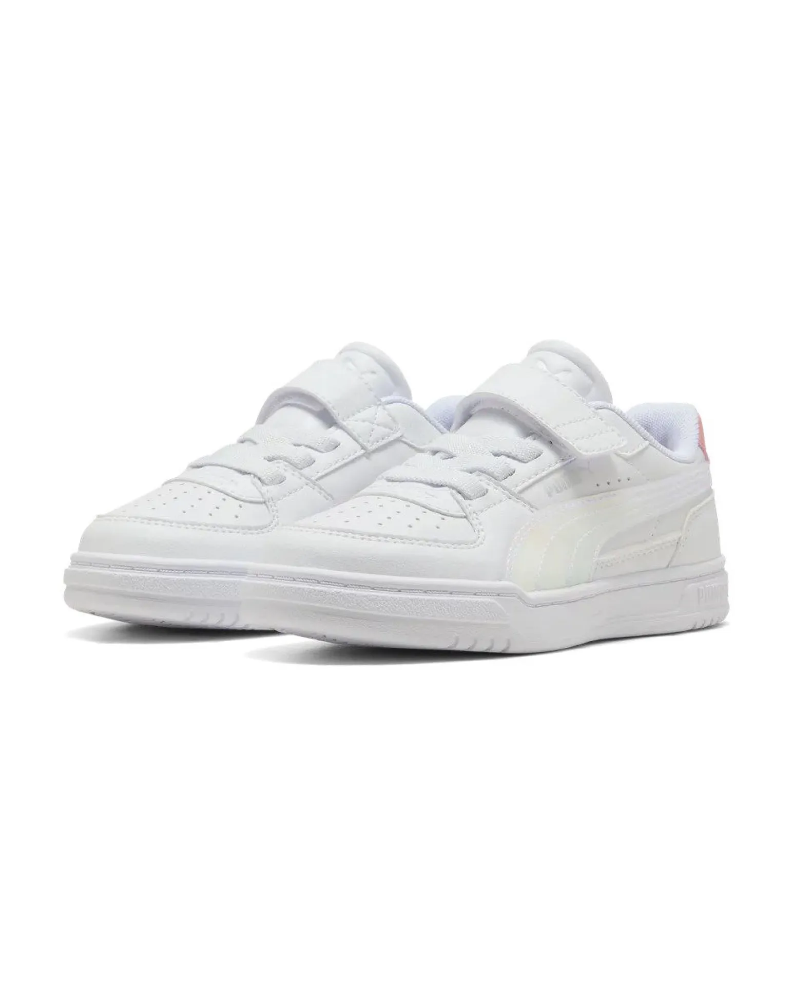 PUMA - SNEAKERS KIDS CAVEN III HOLO 2.0 PS BIANCA CON DETTAGLI ROSA DAL 28 AL 35, 406894-01
