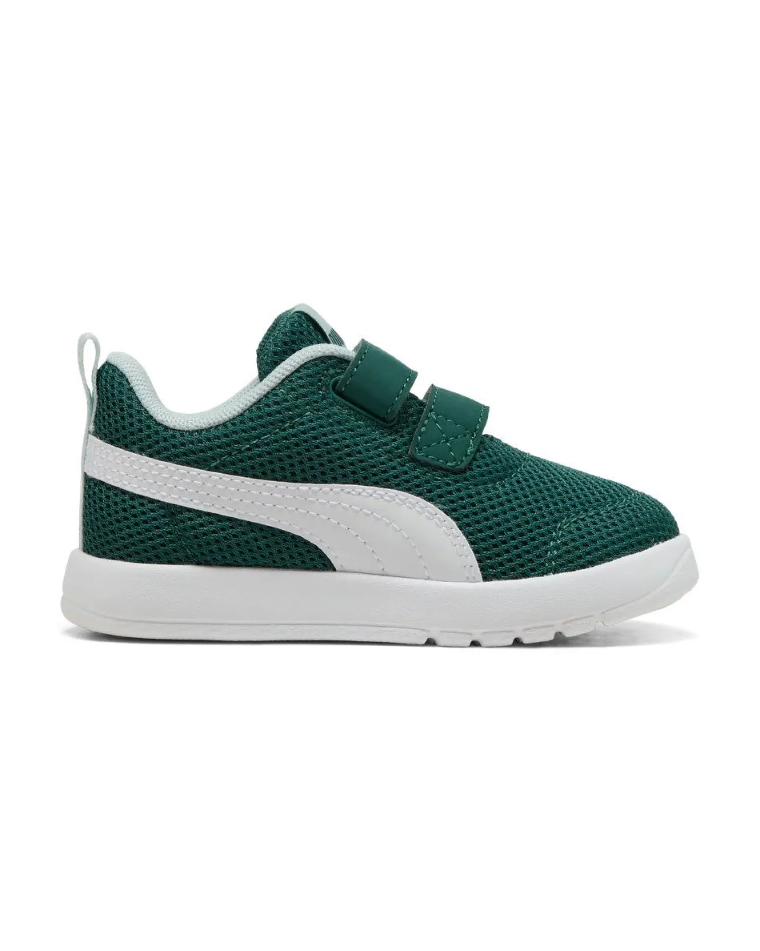 PUMA - SNEAKERS KIDS COURTFLEX V3 MESH TD BIANCA E VERDE DAL 20 AL 23, 398086-18