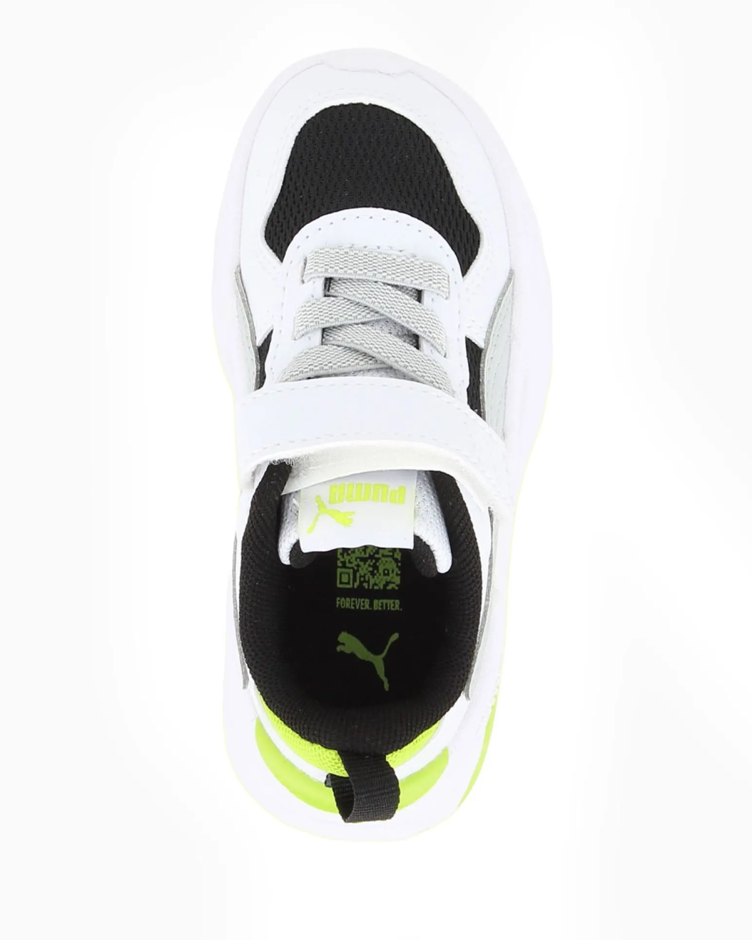 PUMA - SNEAKERS KIDS TRINITY 2 LT TD BIANCA, NERA, GRIGIA E LIME DAL 20 AL 27, 403705-13