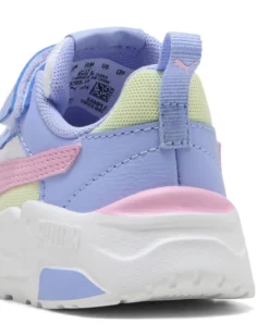 PUMA - SNEAKERS KIDS TRINITY 2 LT PS BIANCA, LILLA, LIME E ROSA DAL 28 AL 35, 403704-11