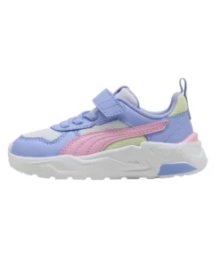 PUMA - SNEAKERS KIDS TRINITY 2 LT PS BIANCA, LILLA, LIME E ROSA DAL 28 AL 35, 403704-11