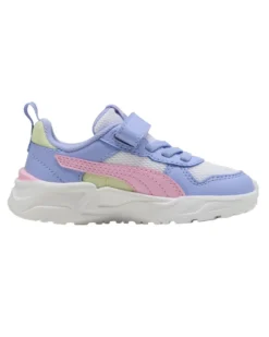 PUMA - SNEAKERS KIDS TRINITY 2 LT PS BIANCA, LILLA, LIME E ROSA DAL 28 AL 35, 403704-11