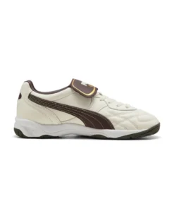 PUMA - SNEAKERS KING INDOOR BEIGE E MARRONE DA UOMO, 401683-18