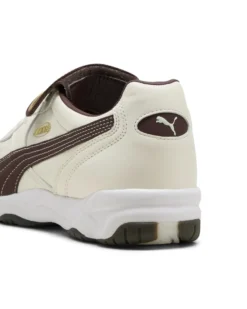 PUMA - SNEAKERS KING INDOOR BEIGE E MARRONE DA UOMO, 401683-18