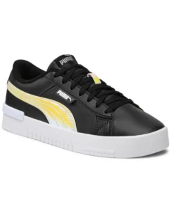 PUMA - Sneakers nera e bianca con dettagli metallizzati, numerata 36/39 - JADA HOLO JR