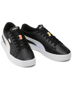 PUMA - Sneakers nera e bianca con dettagli metallizzati, numerata 36/39 - JADA HOLO JR