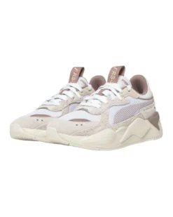 PUMA - SNEAKERS RS-X HERITAGE BIANCA, BEIGE E MARRONE DA DONNA, 398210-22